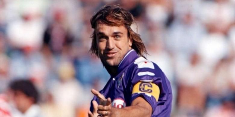 Gabriel Omar Batistuta saat masih aktif bermain di Serie A bersama Fiorentina