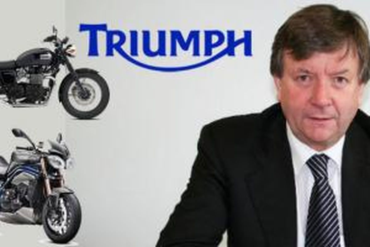 Pemilik Triumph Motorcycle, John Bloor, sukses membangkitkan merek yang sakit menjadi seperti saat ini.