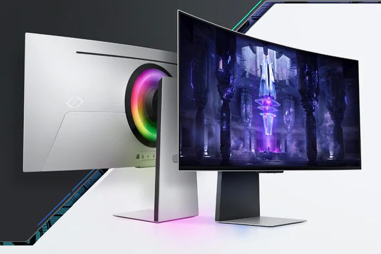 Ilustrasi monitor gaming Odyssey OLED G8.