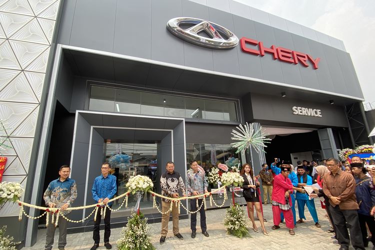 Peresmian diler baru Chery di Palmerah, Jakarta Selatan