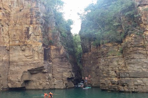 Danau Furnas Brasil, Viral karena Dinding Batunya Runtuh