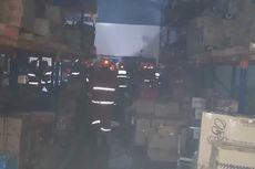 Gudang Minimarket di Bandung Terbakar