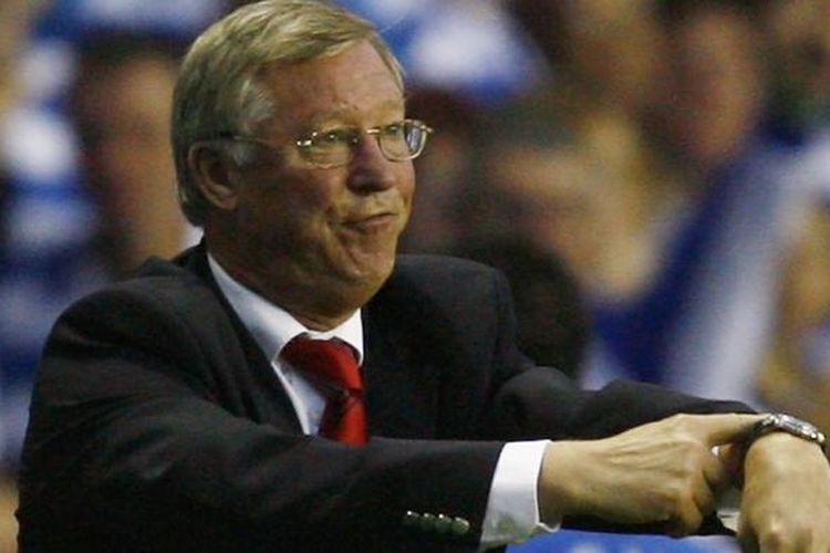 Mantan manajer Manchester United, Sir Alex Ferguson. 
