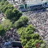 Ratusan Ribu Muslim di Situbondo Lantunkan Shalawat dan Doa untuk Indonesia