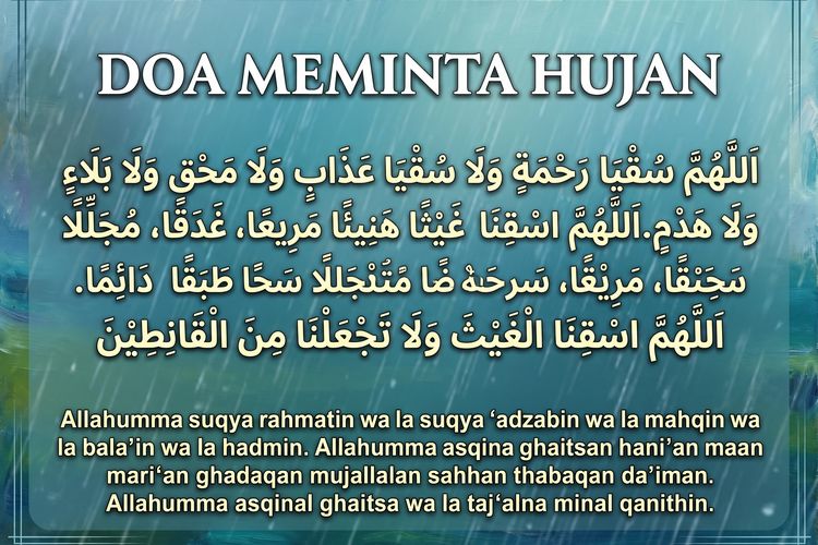 Kemarau Berkepanjangan, Ini Doa Memohon Hujan dan Perlindungan dari Bencana