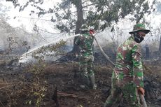 Satu Peleton Pasukan Kostrad Ditarik ke Dumai Bantu Pemadaman Karhutla