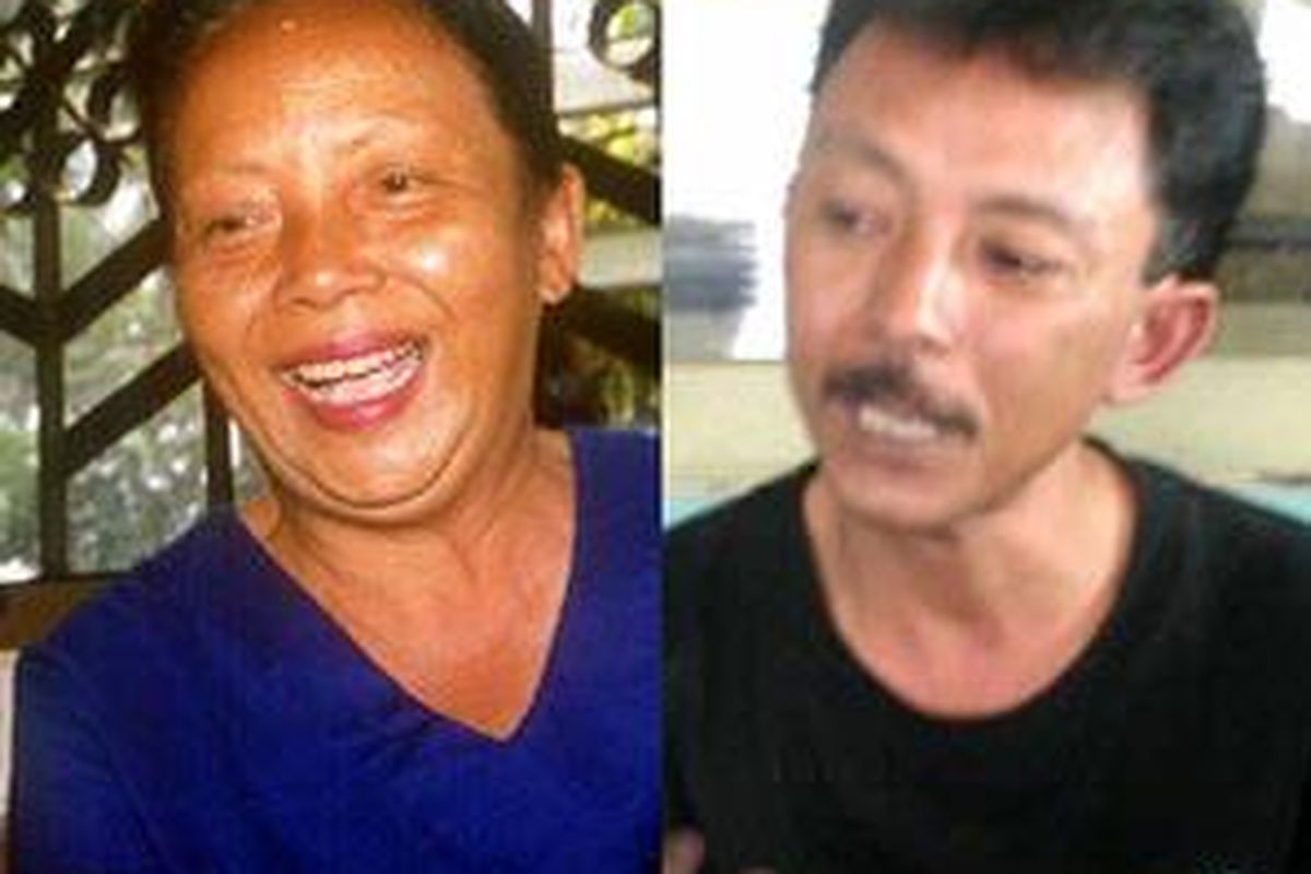 Sumiarsih (kiri) dan Sugeng.