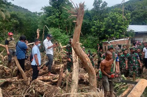 Tinjau Lokasi Banjir di Lombok Barat, Gubernur NTB: akibat Tanggul Jebol