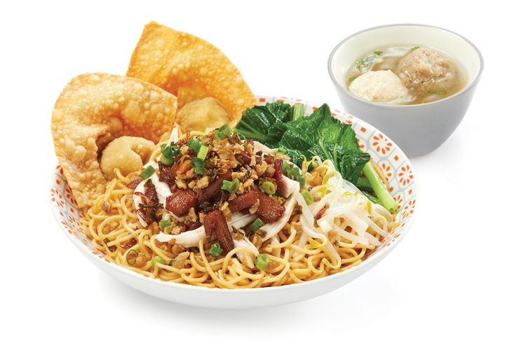 Mie Ayam menjadi salah satu menu andalah yang disajikan di GOPEK Restaurant.