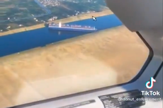 Kapal yang Tersangkut di Terusan Suez Muncul dalam Game Flight Simulator