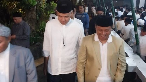 Ganjar Pranowo Datangi Petinggi PPP di Ponpes Tasikmalaya
