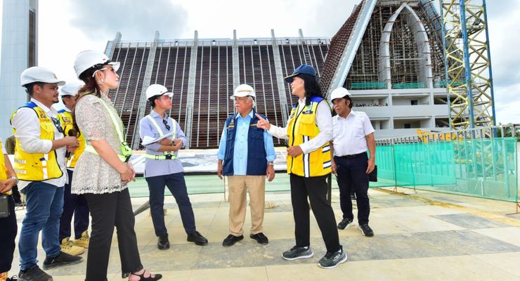 Ada di IKN, Basilika Pertama Indonesia Tembus Progres 89,30 Persen