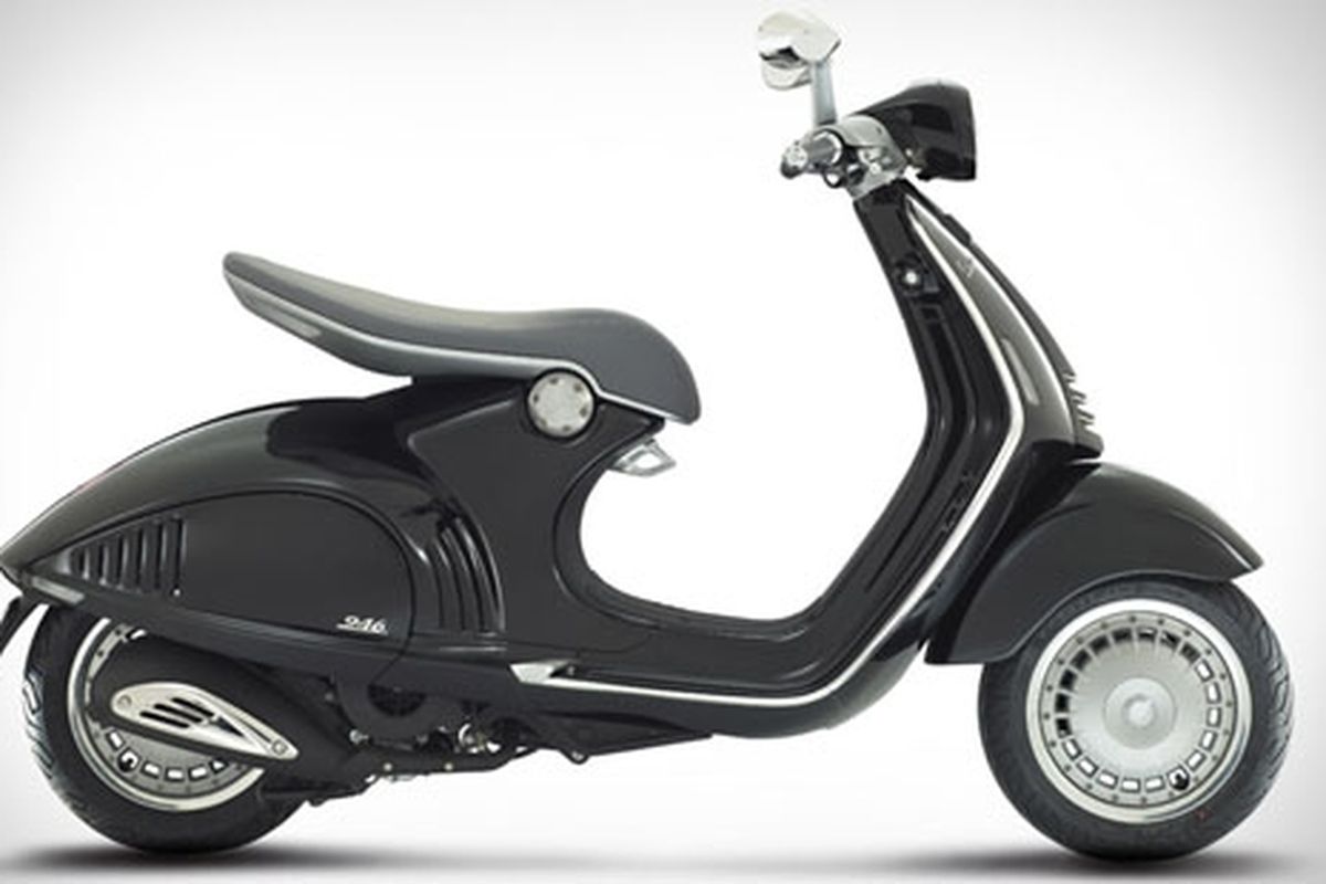 Inilah Vespa 946 dengan model futuristik tapi tidak meninggalkan tradisi buntut tawon.