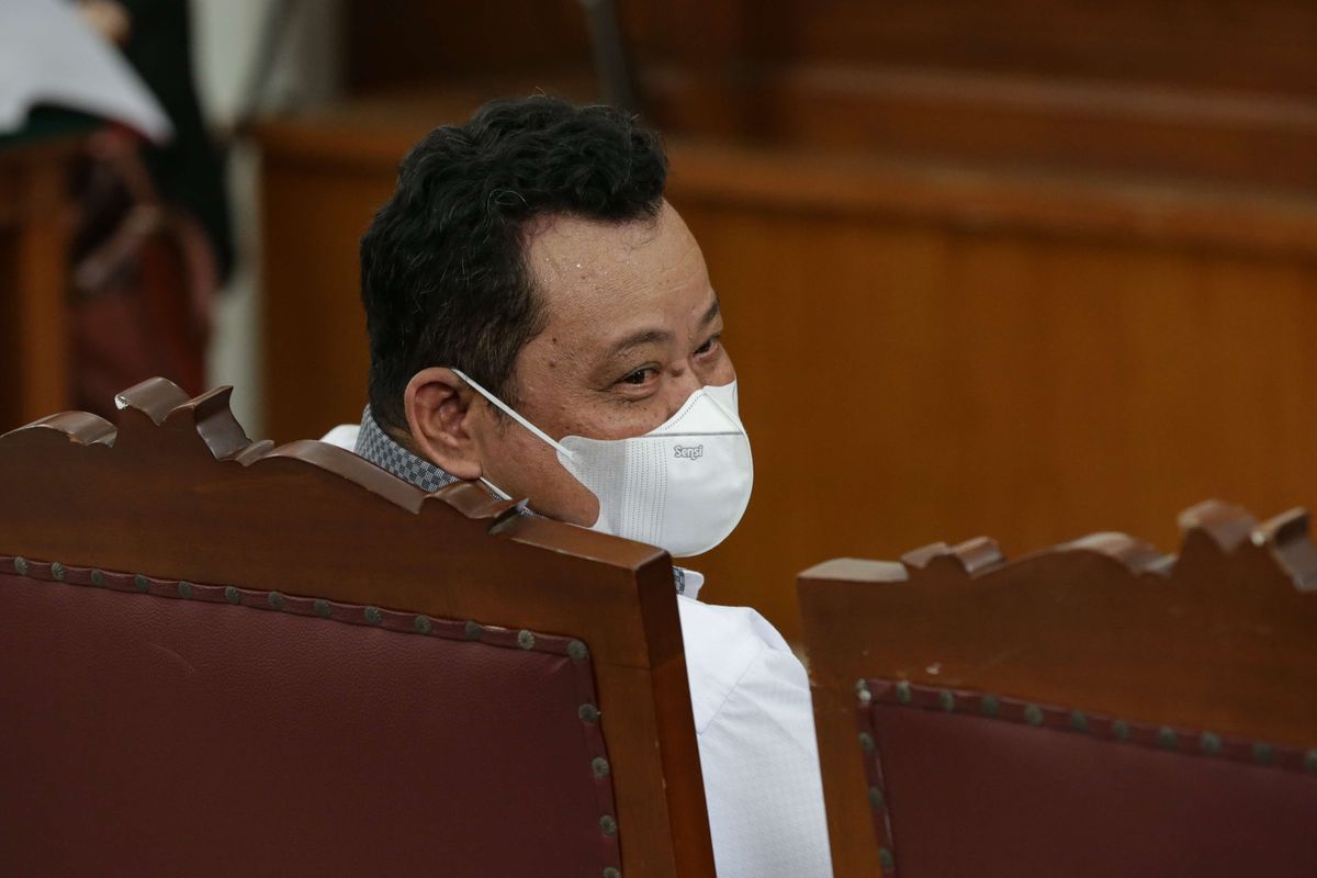 Terdakwa kasus pembunuhan berencana Brigadir J atau Nofriansyah Yosua Hutabarat, Kuat Ma'ruf menjalani persidangan di Pengadilan Negeri Jakarta Selatan, Senin (9/1/2022). Agenda persidangan kali ini pemeriksaan terdakwa.