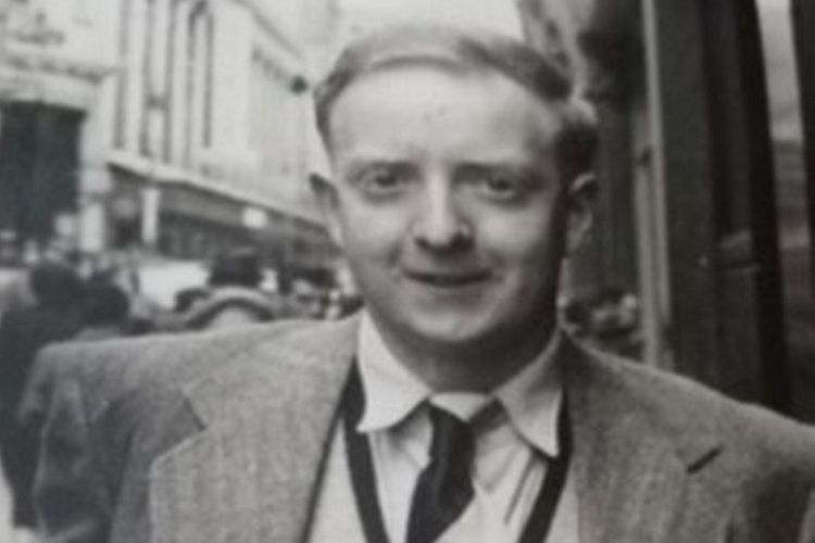 Foto lama George Geordie Walker, pensiunan yang meninggal sebatang kara di usia 91 tahun di Belfast.