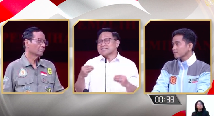 Saat Mahfud dan Cak Imin Tak Mau Terjebak Pertanyaan Istilah dari Gibran...