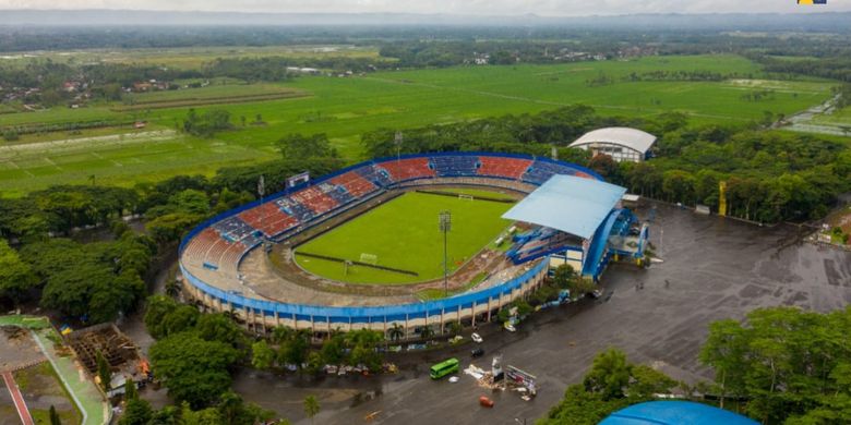 Stadion Kanjuruhan di Kabupaten Malang, Jawa Timur.