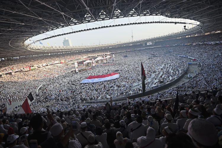 Prabowo Sebut 1 Juta Pendukungnya Hadir Saat Kampanye Akbar Di Gbk Halaman All Kompas Com