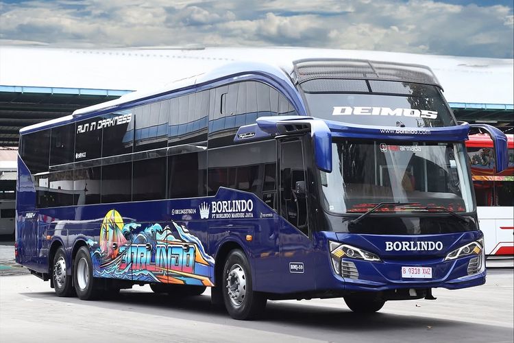 Bus baru PO Borlindo, pakai Skylander R22