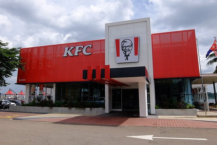 Ilustrasi KFC di Malaysia. Ratusan gerai KFC di Malaysia tutup di tengah aksi boikot produk Israel.