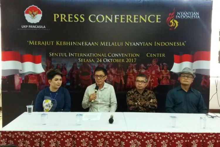 Yayasan Cipta Asa Nusantara didukung oleh Cipta Olah Persada (COP) akan menggelar Nyanyian Indonesia, pertunjukkan pergelaran seni tari dan lagu- lagu daerah. Melibatkan ratusan mahasiswa dan mahasiswi dari berbagai daerah di Indonesia, pergelaran akan dilaksanakan Selasa (24/10/2017), Pukul 12.30, pekan depan di Sentul International Convention Center (SICC) Sentul City, Bogor.