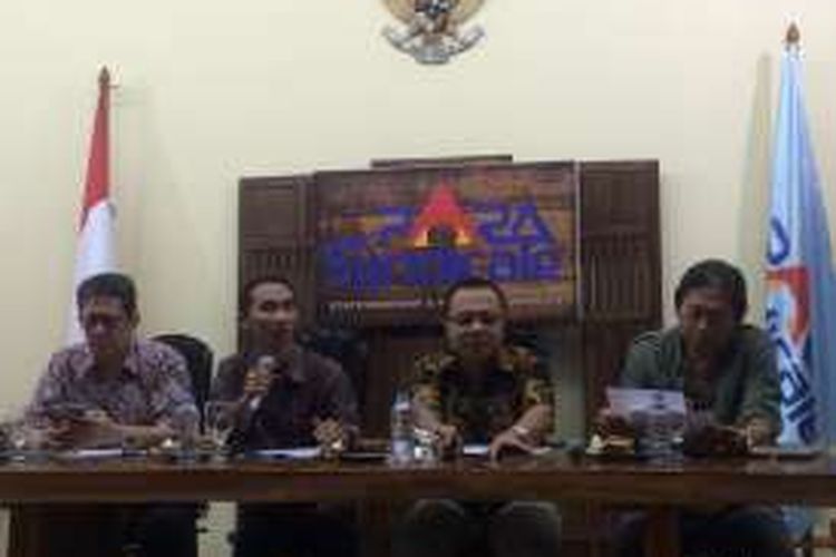 Diskusi di Kantor PARA Syndicate, Jakarta, Jumat (21/10/2016).
