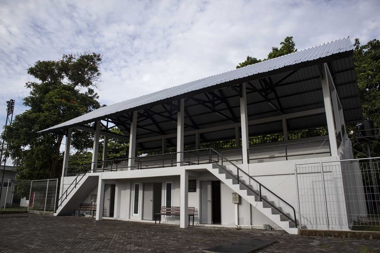Stadion Gelora Samudra Kuta menjadi tempat latihan Timnas Indonesia selama FIFA Matchday yang diselenggarakan mulai 19-27 Januari 2022 di Bali.