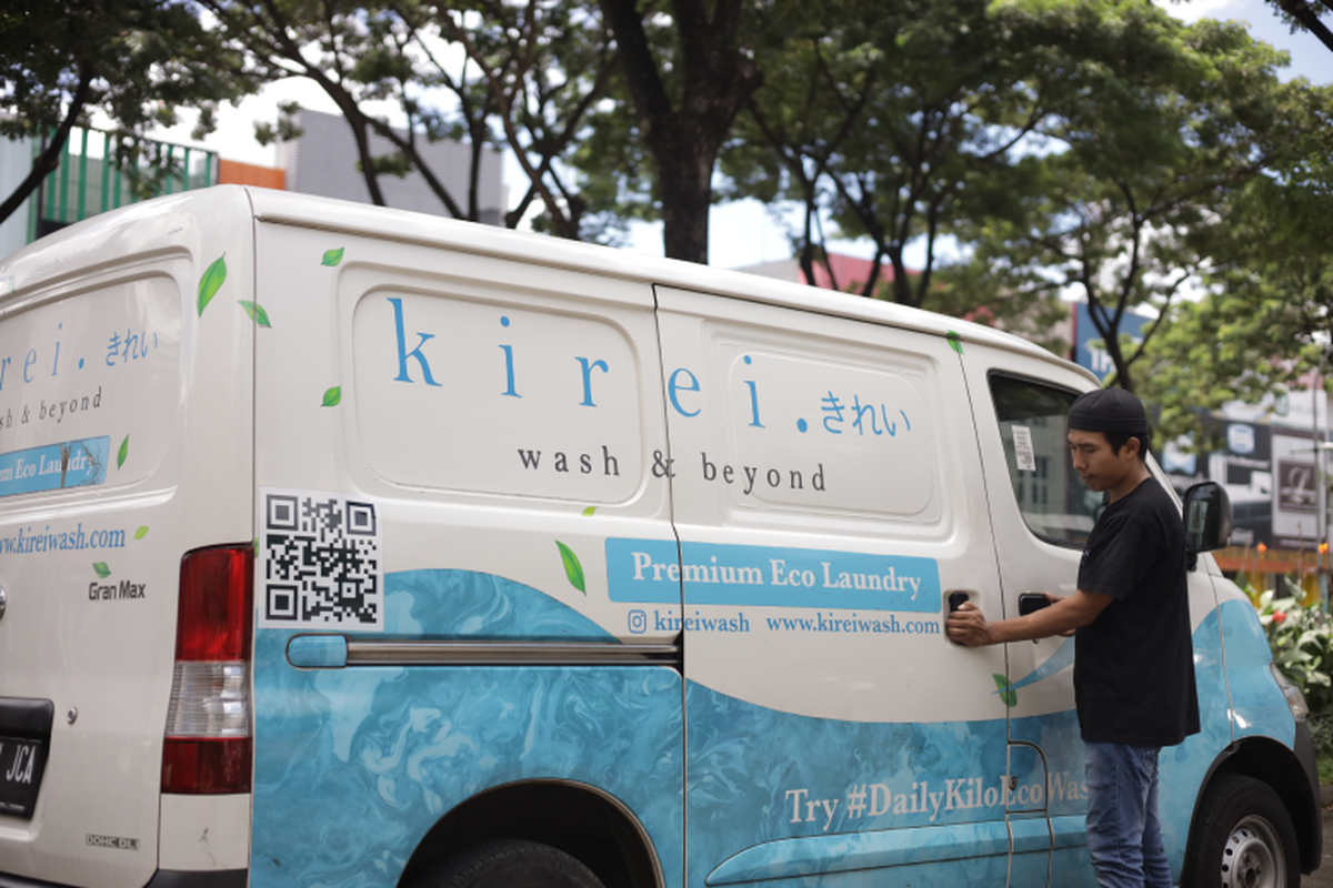 Kirei Wash tawarkan layanan laundry ramah lingkungan. 