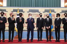 BTS Raih Artist of The Year di AMAs 2021, Presiden Korea Selatan Ucapkan Terima Kasih