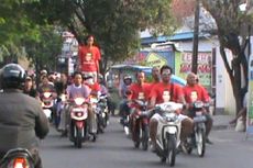 Jokowi-JK Menang di Hitung Cepat, Warga Solo Konvoi