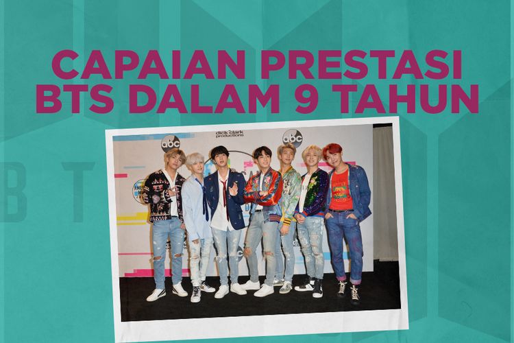 Capaian Prestasi BTS dalam 9 Tahun