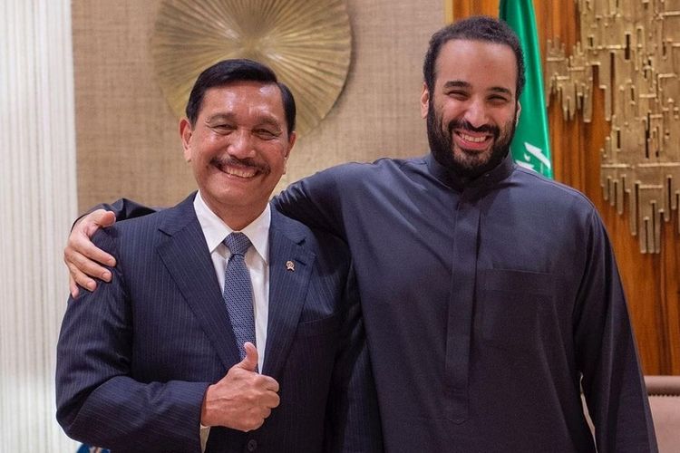 Menko Maritim dan Investasi Luhut Binsar Pandjaitan bertemu Putra Mahkota Kerajaan, Pangeran Mohammed bin Salman bin Abdulaziz 