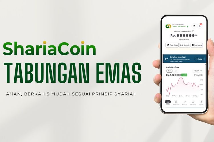 Menabung emas menggunakan ShariaCoin bikin hati tenang mengingat emasnya disimpan di lembaga kliring, yaitu Indonesia Clearing House (ICH) dan diawasi oleh bursa berjangka ICDX.