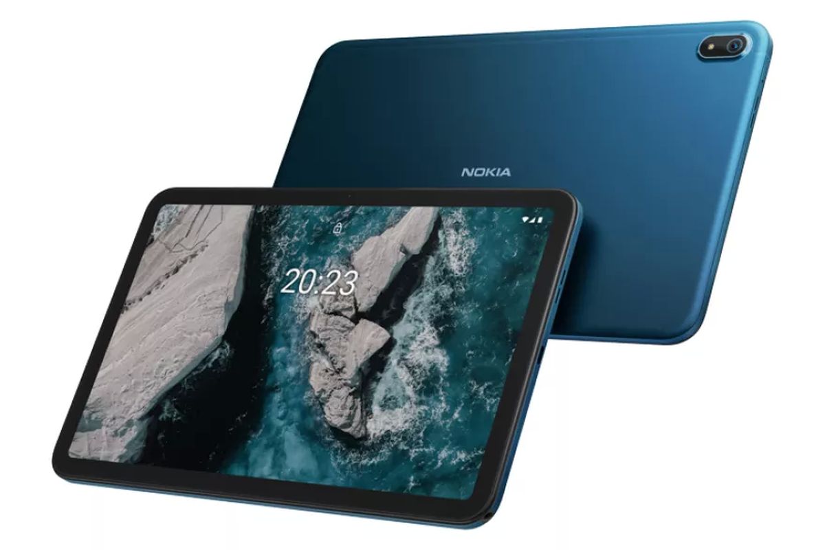 Ilustrasi tablet Nokia T20.