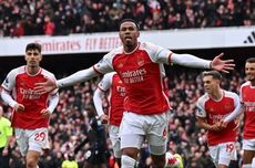 Hasil Arsenal Vs Crystal Palace 5-0: Dua Gabriel Bersinar, The Gunners Pesta