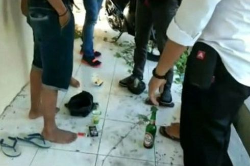Polisi Polewali Mandar Gerebek 3 Pelajar yang Pesta Miras di Gedung Kosong