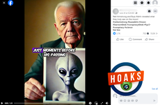 Benarkah Neil Armstrong dan Buzz Aldrin Mengaku Melihat Alien di Bulan?