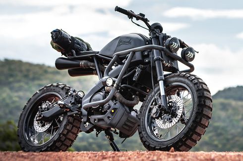 Ubah Tanpang Yamaha XSR155 Scrambler Jadi Radikal