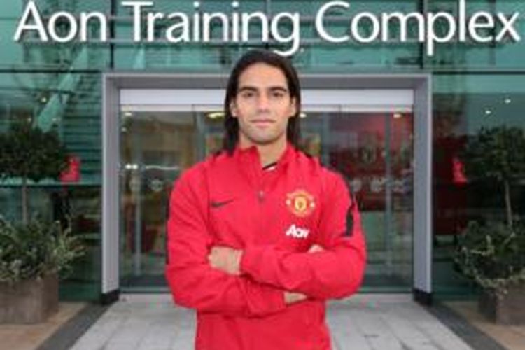 Penyerang Manchester United, Radamel Falcao.