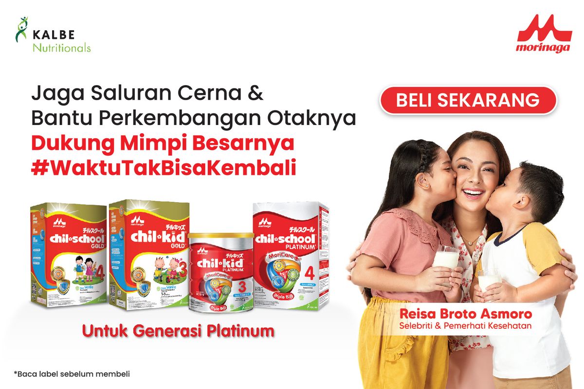 Morinaga MoriCare + Triple Bifi bantu jaga daya tahan tubuh Si Kecil.
