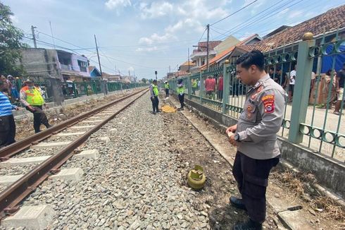 Pedagang Bakso Ikan Keliling di Serang Tertabrak Kereta Rangkasbitung-Merak