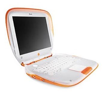 iBook varian warna tangerine.