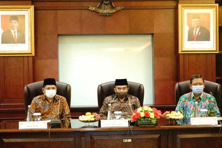 Kementerian Agama Republik Indonesia meluncurkan program Gerakan Pemberdayaan Komunitas Guru Madrasah (Garda Kagum) di Jakarta, Rabu (12/08/2020).