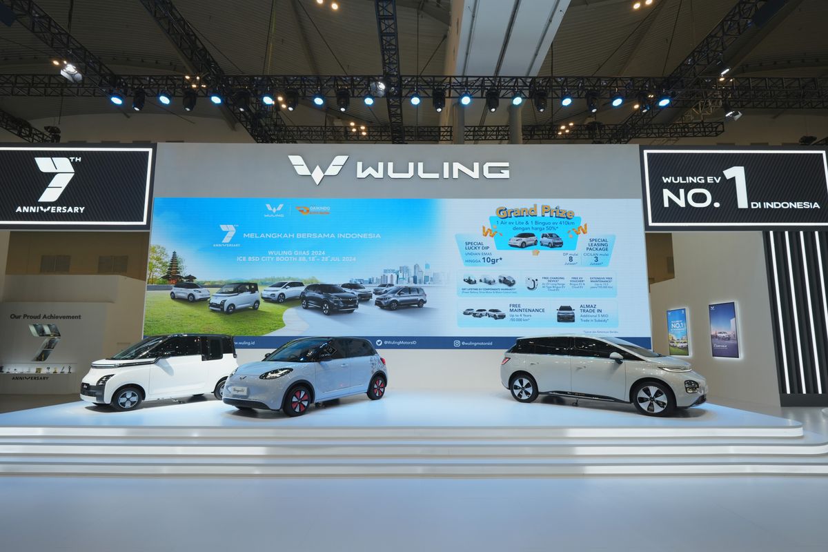 Ragam promo booth Wuling di GIIAS 2024