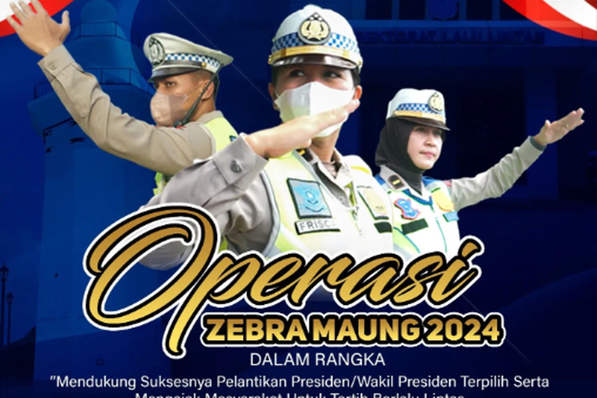 Operasi Zebra Maung 2024 muali 14-27 Oktober 2024.