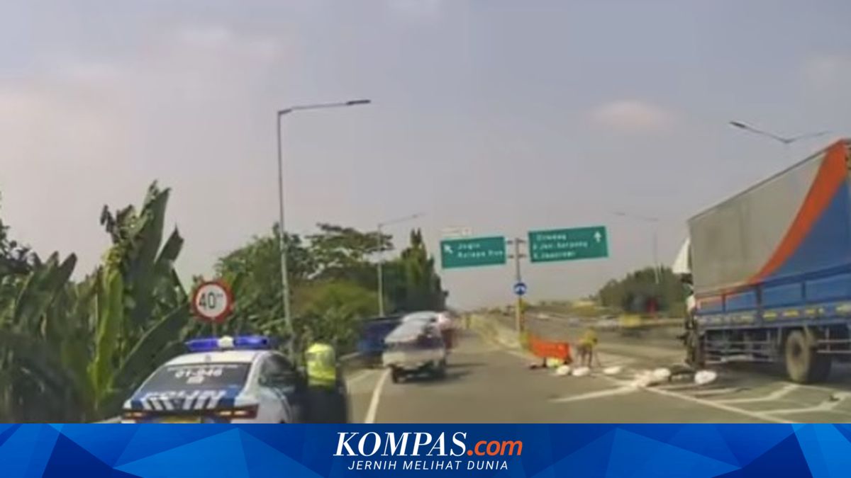 Polisi Tewas Tertabrak Saat Menolong Truk Mogok di Tol JORR