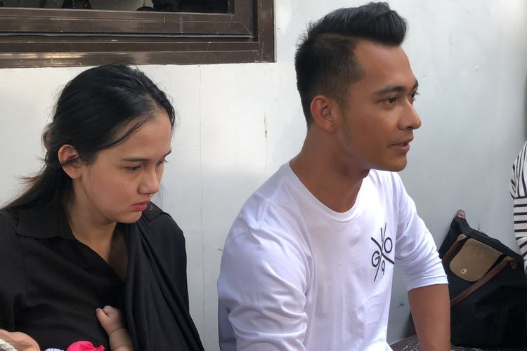 Eza Gionino dan Meiza saat ditemui di Polres Bogor, Jawa Barat, Sabtu (16/11/2019). 