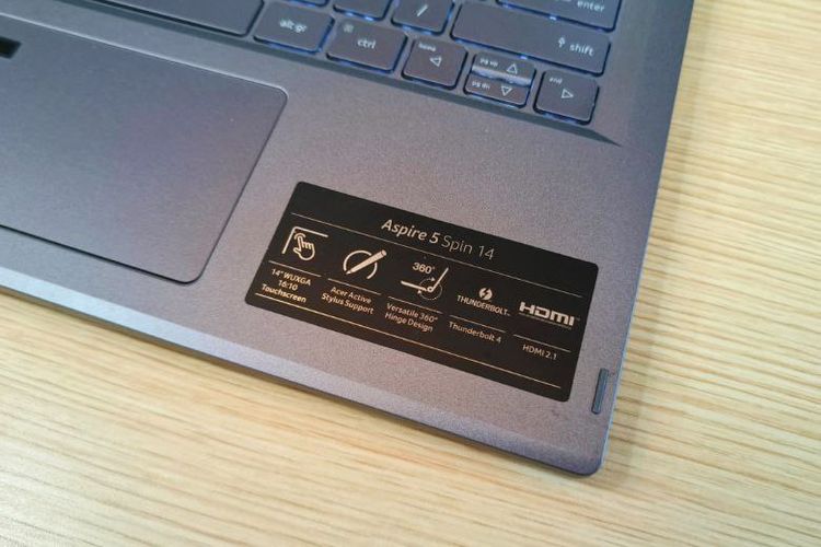 Acer Aspire 5 Spin 14 menawarkan pilihan prosesor Intel Core i5-1335U dan Intel&reg; Core? i7-1355U generasi ke-13 terbaru.
