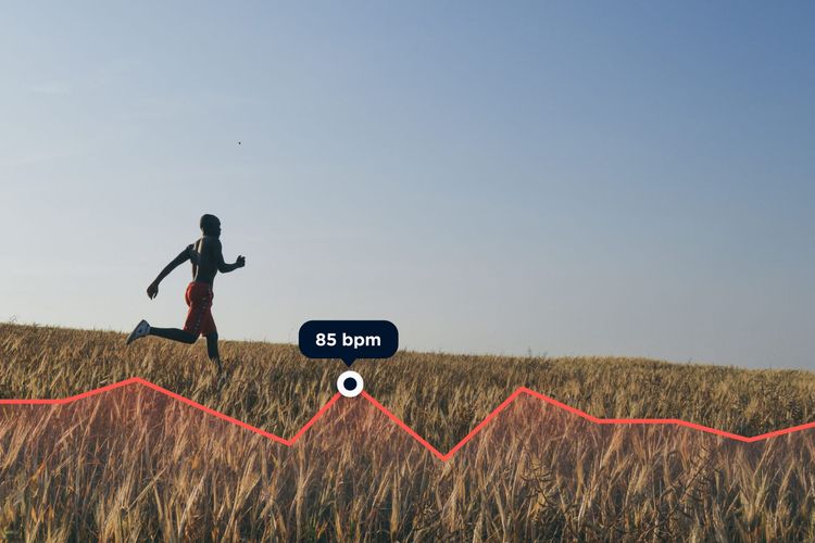 Ilustrasi smartwatch Moto Watch 40 yang bisa digunakan untuk melacak denyut jantung selama 24 jam nonstop