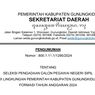 Seleksi CPNS 2024 Pemkab Gunungkidul, Cek Formasi yang Dibutuhkan
